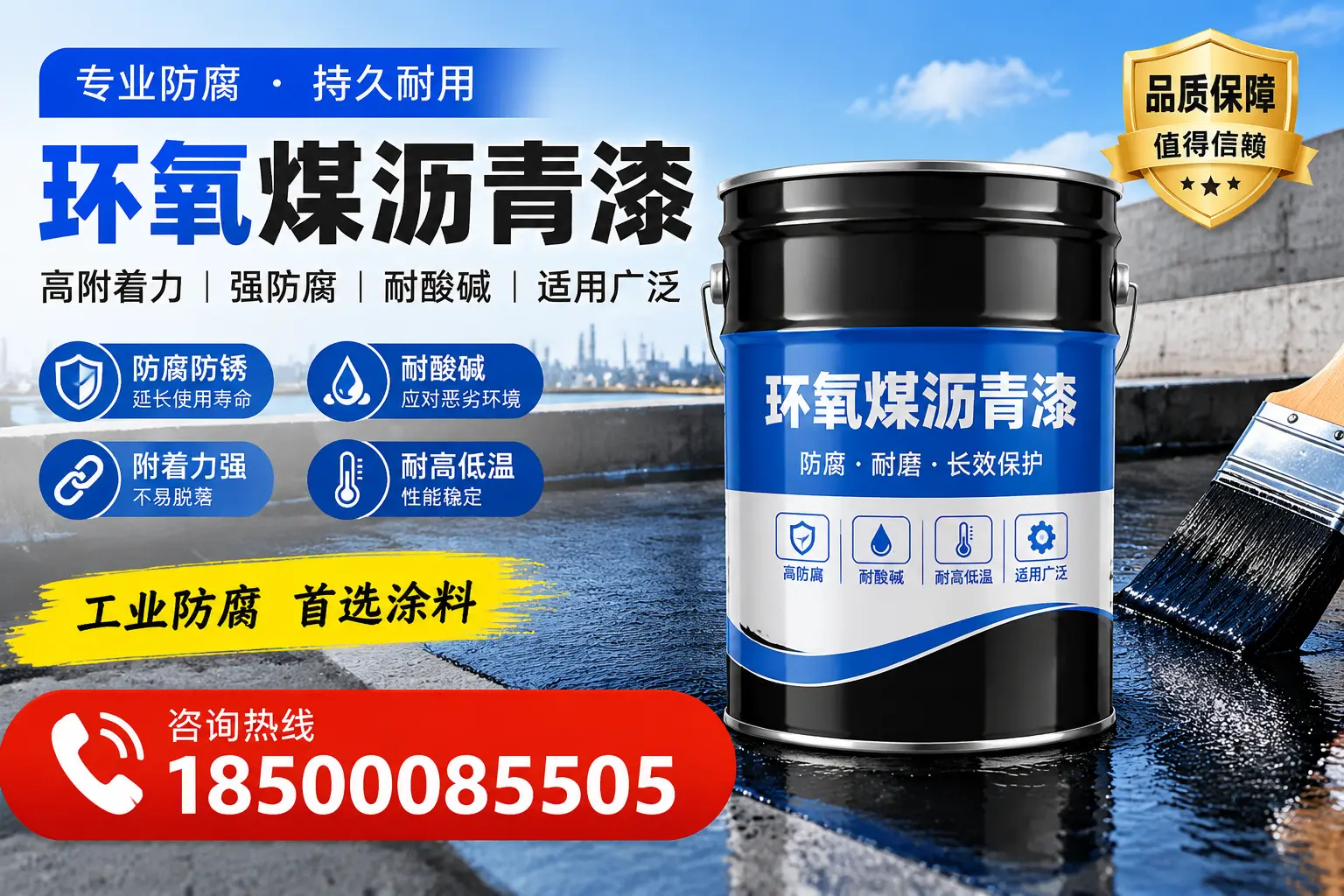 环氧煤沥青漆在不同气候条件下的应用效果，昌江案例分析